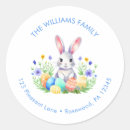 Search for easter address stickers Watercolor