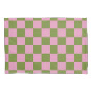 Search for pink and green pillowcases Pattern