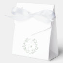 Search for classic elegant wedding wedding favour boxes Initials