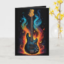 Search for bass guitar cards Rock