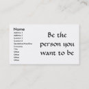 Search for beliefs business cards Inspirational
