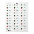Search for snowman return address labels Vintage
