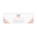 Search for crown return address labels princess