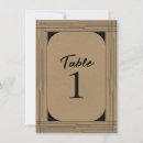 Search for kraft paper table cards Vintage