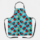 Search for ladybug and flowers aprons Nature