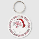 Search for christmas humour key rings Santa