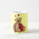 Search for love teddy bear mugs Valentine's