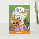 Search for mummy halloween cards Trick or treat