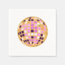 Search for disco ball napkins Purple