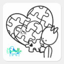 Search for cute stick figure stickers Heart