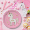 Search for unicorn plates Girl birthday