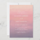 Search for pink ombre wedding invitations Boho