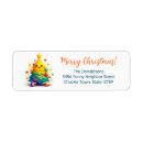 Search for trees return address labels Colourful
