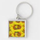Search for sunflower key rings Rustic