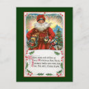 Search for christmas poems postcards Santa
