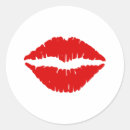 Search for red lipstick stickers Trendy
