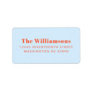 Search for blue return address labels Bold