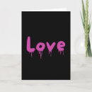Search for romantic words cards Pink