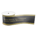 Search for black and gold ribbon Birthday