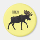 Search for moose magnets North america