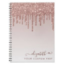 Search for glitter notebooks Blush pink
