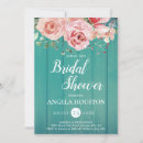 Search for teal blue bridal shower invitations Pink
