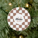 Search for chequered christmas tree decorations Pattern