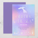 Search for oneder the sea birthday invitations Girly