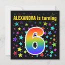 Search for 6 invitations 6 years old