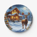 Search for christmas deer plates Snow