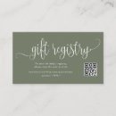 Search for baby registry enclosure cards Qr code