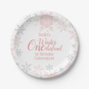 Search for winter wonderland plates Snowflakes
