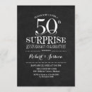 Search for surprise 50th anniversary invitations Classy