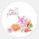 Search for romantic birthday stickers Watercolor