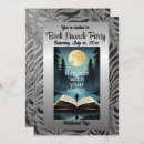 Search for book launch cards invites Author