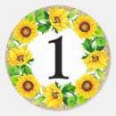 Search for gold sunflower stickers Botanical