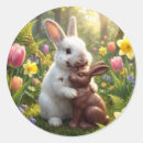Search for chocolate bunny stickers Easter