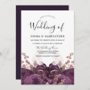 Search for burgundy purple wedding invitations Flowers