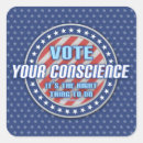 Search for right and left stickers Politics
