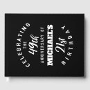 Search for 70th birthday guest books 70 years old