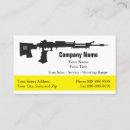 Search for firearms business cards Weapons