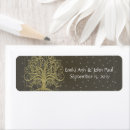 Search for black and gold address labels weddings Trendy
