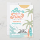 Search for dive into five birthday invitations Five is a vibe
