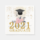 Search for black and rose gold napkins Graduation party
