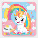 Search for rainbow name stickers Girly