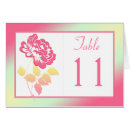 Search for pink yellow table cards Green