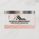 Search for building materials business cards Real estate