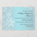 Search for winter wonderland sweet 16 invitations Sparkle