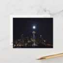 Search for seattle skyline postcards Sunset