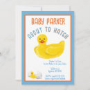 Search for about to hatch baby shower invitations Yellow